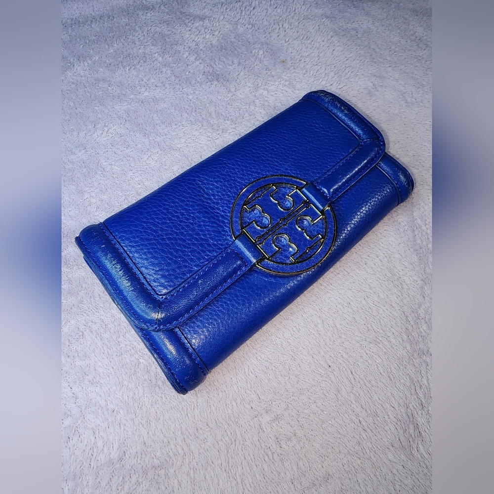 Tory Burch Leather Amanda Zip Continental Wallet